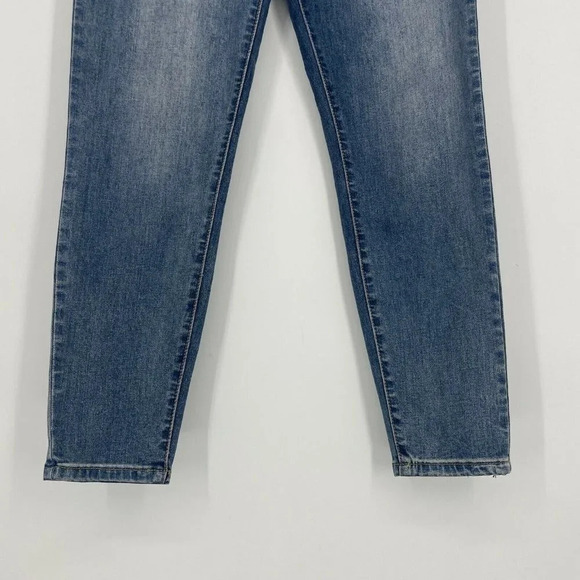 Ashley Mason Pants Women's 9 Blue Denim Skinny Stretch Midrise Stonewashed Jeans - Picture 5 of 7